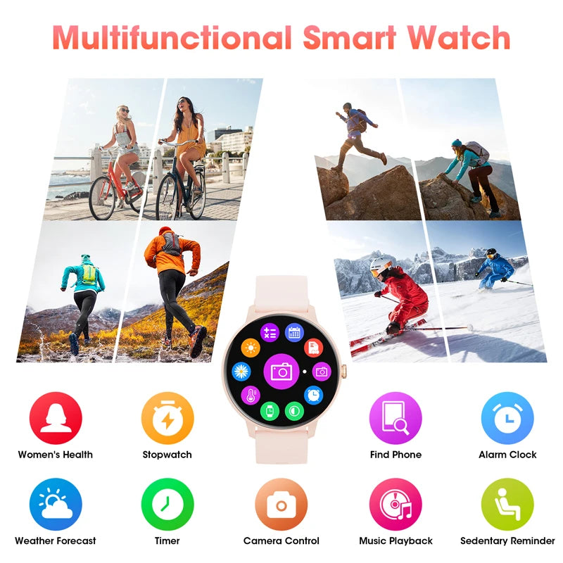 Smartwatch Bluetooth Call 1.39 Touch Screen Waterproof Fitness