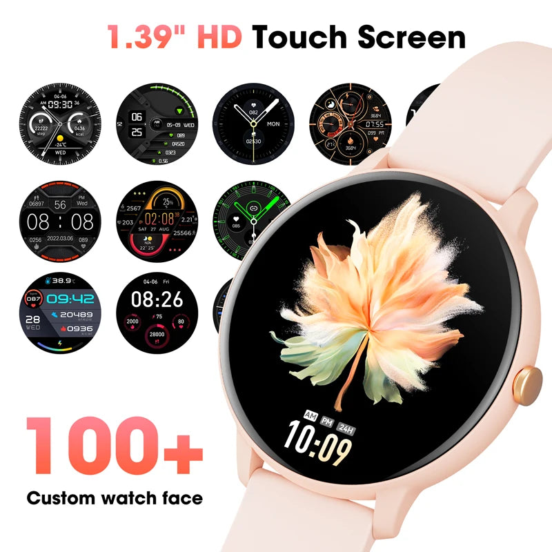 Smartwatch Bluetooth Call 1.39 Touch Screen Waterproof Fitness