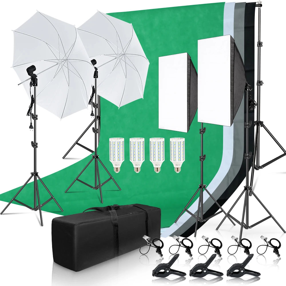 Background Support + Photo Studio Set Equipment Photography