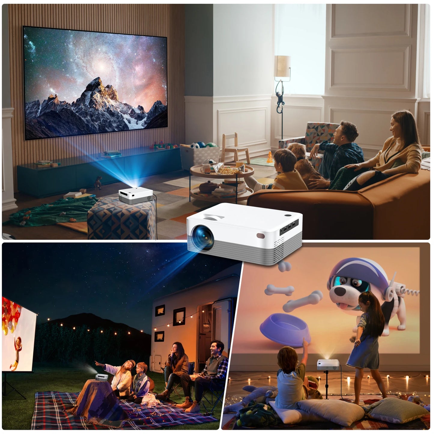 Projector Full HD 2.4G 5G WiFi