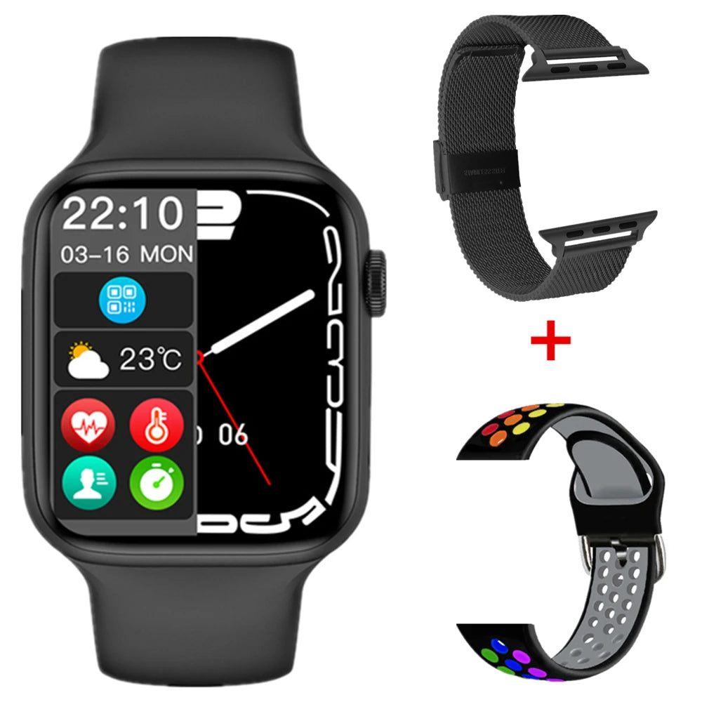 Smart Watch Wireless Charging Smartwatch Bluetooth Calls Men Women Watches Fitness Bracelet Custom Watch Face