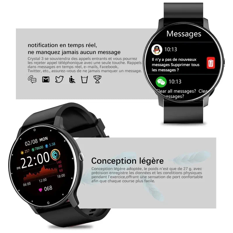 Smart Watch Full Touch Screen Sport Fitness