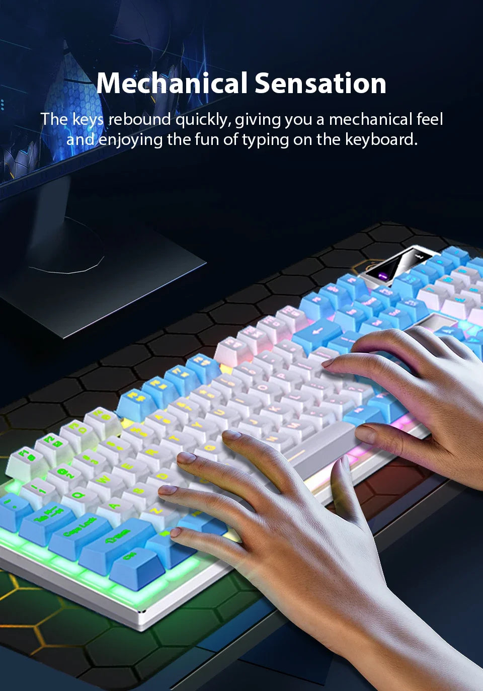 Keyboard Mechanical K500 Wired Gaming