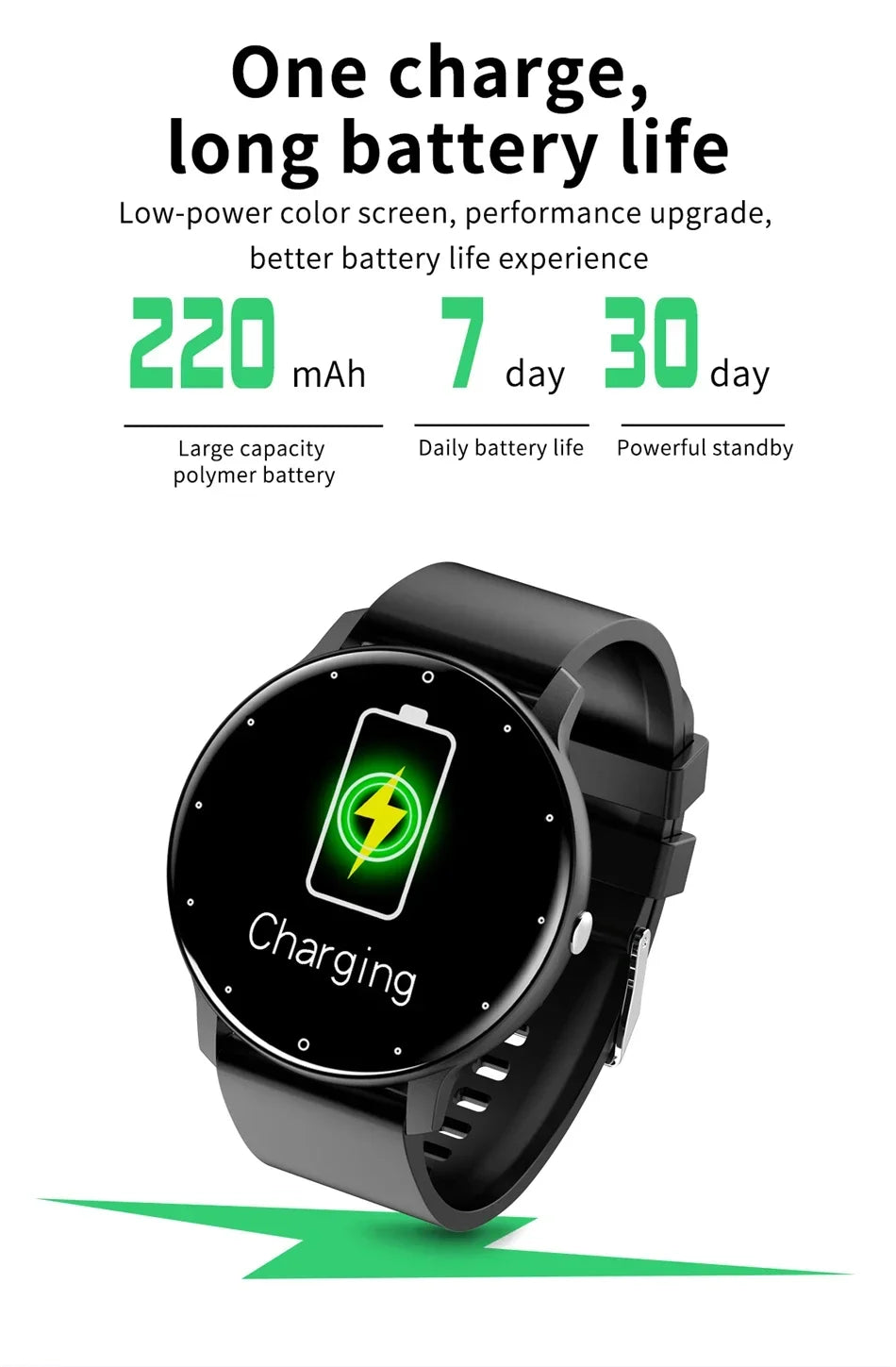 Smart Watch Full Touch Screen Sport Fitness