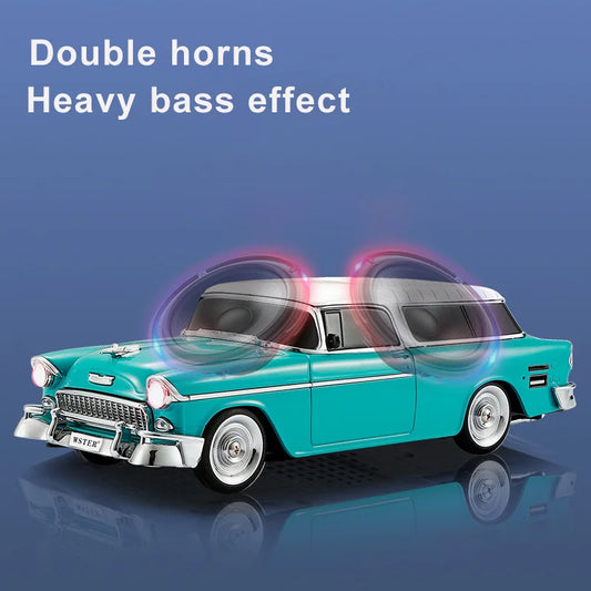 Wireless Bluetooth Speaker for PC Classic Car Shaped HIFI Boombox