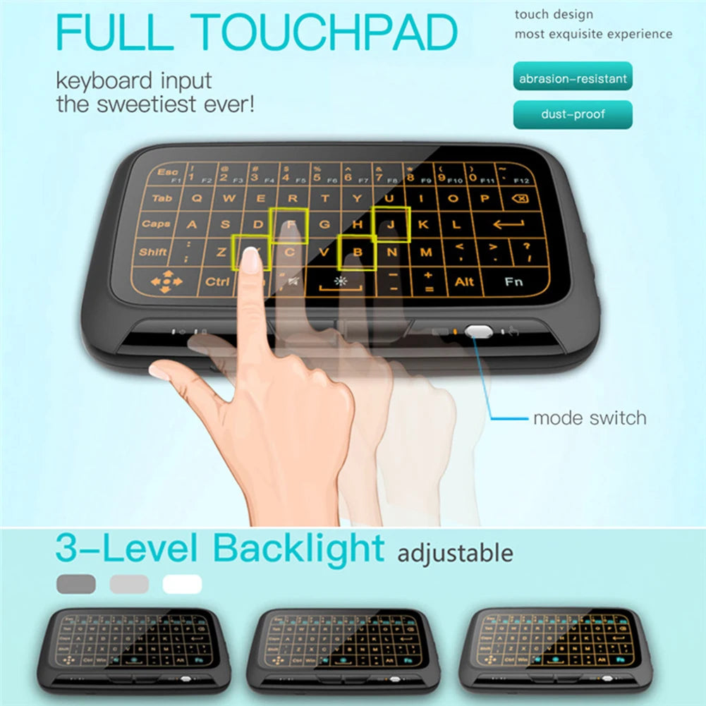 Mini Full Touch Screen 2.4GHz Air Mouse Touchpad