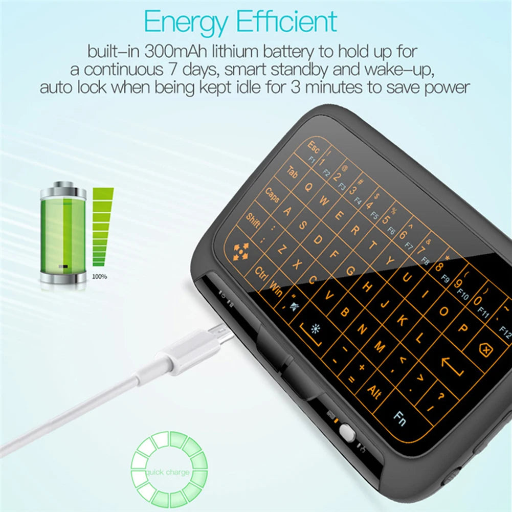 Mini Full Touch Screen 2.4GHz Air Mouse Touchpad