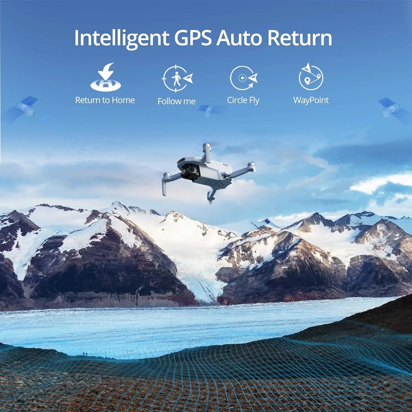 Potensic C0 Single Axis Gimbal 4K GPS Drones