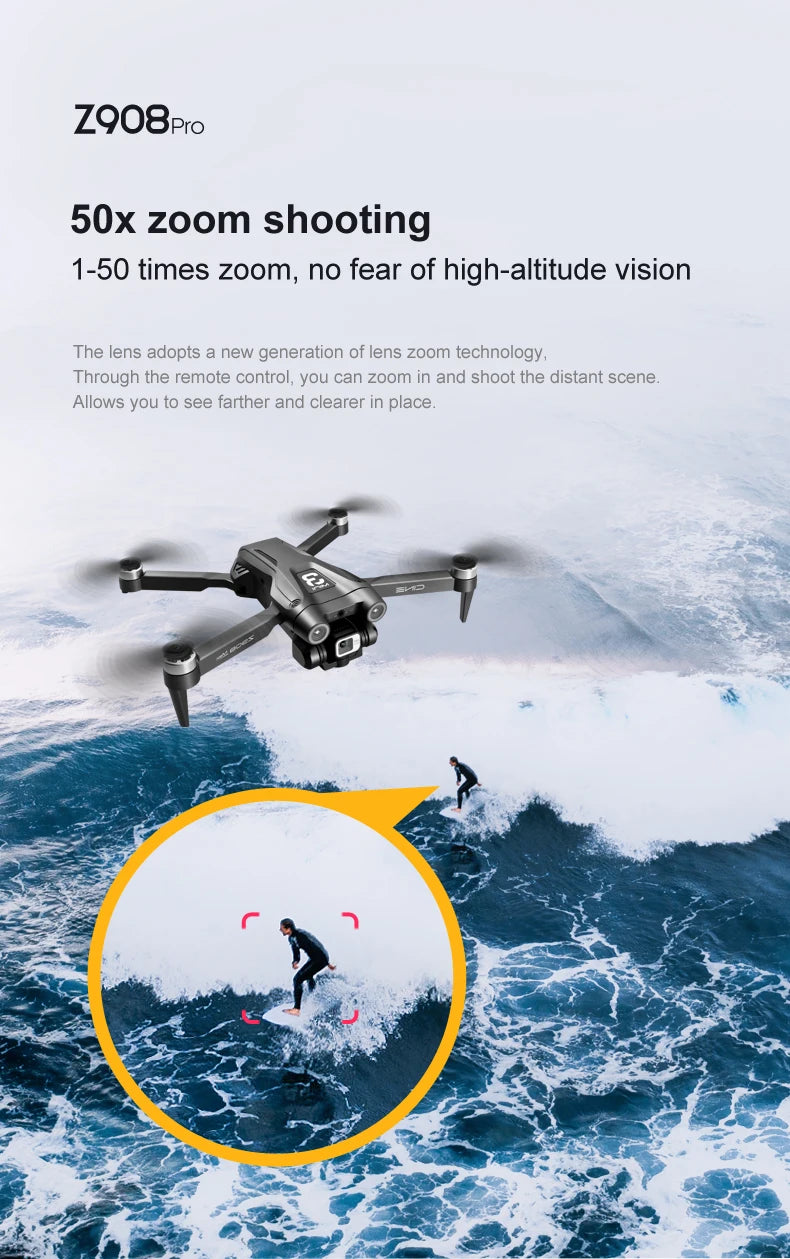 Drone Z908 Pro max 8k GPS Dual Camera