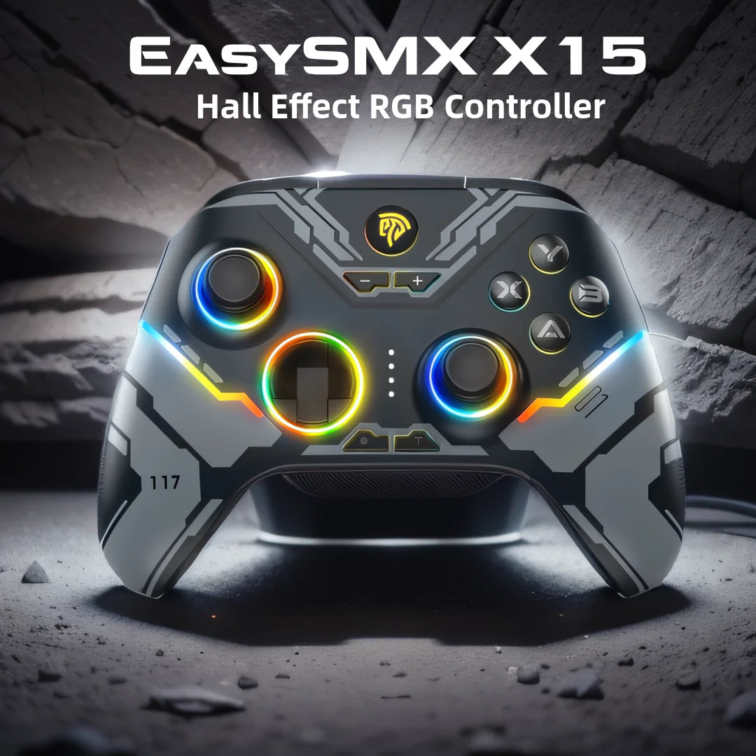 EasySMX X15 Wireless PC Gamepad, Bluetooth Joystick Controller