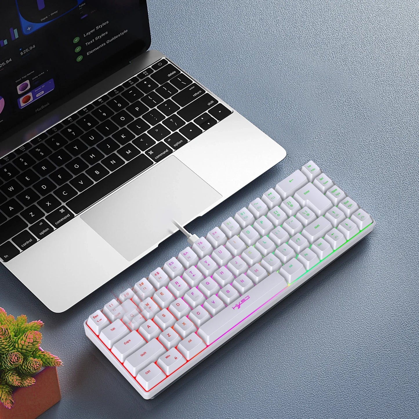 K68 RGB Streamer Mini Gaming Keyboard 19-Key