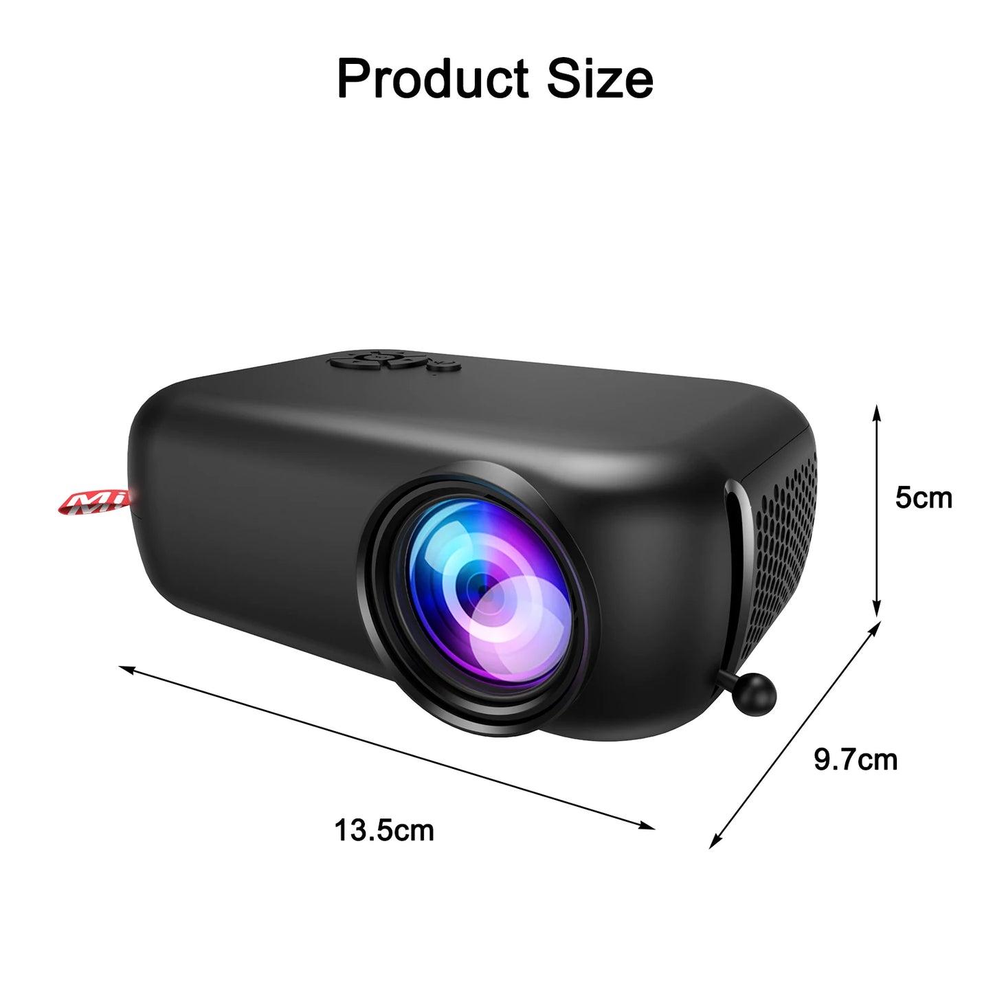 Mini Projector LED Home 1080P HD Movie