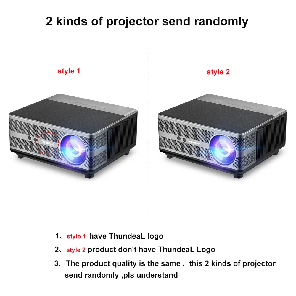 ThundeaL Full HD 1080P Projector TD98 WiFi LED 2K 4K