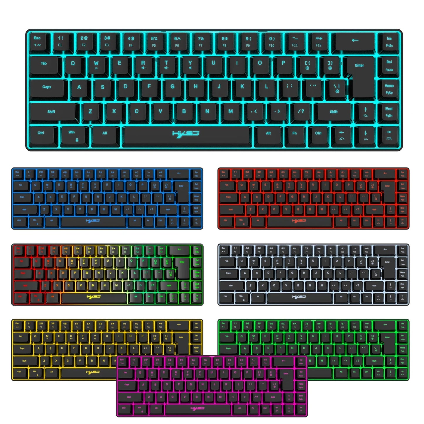 K68 RGB Streamer Mini Gaming Keyboard 19-Key