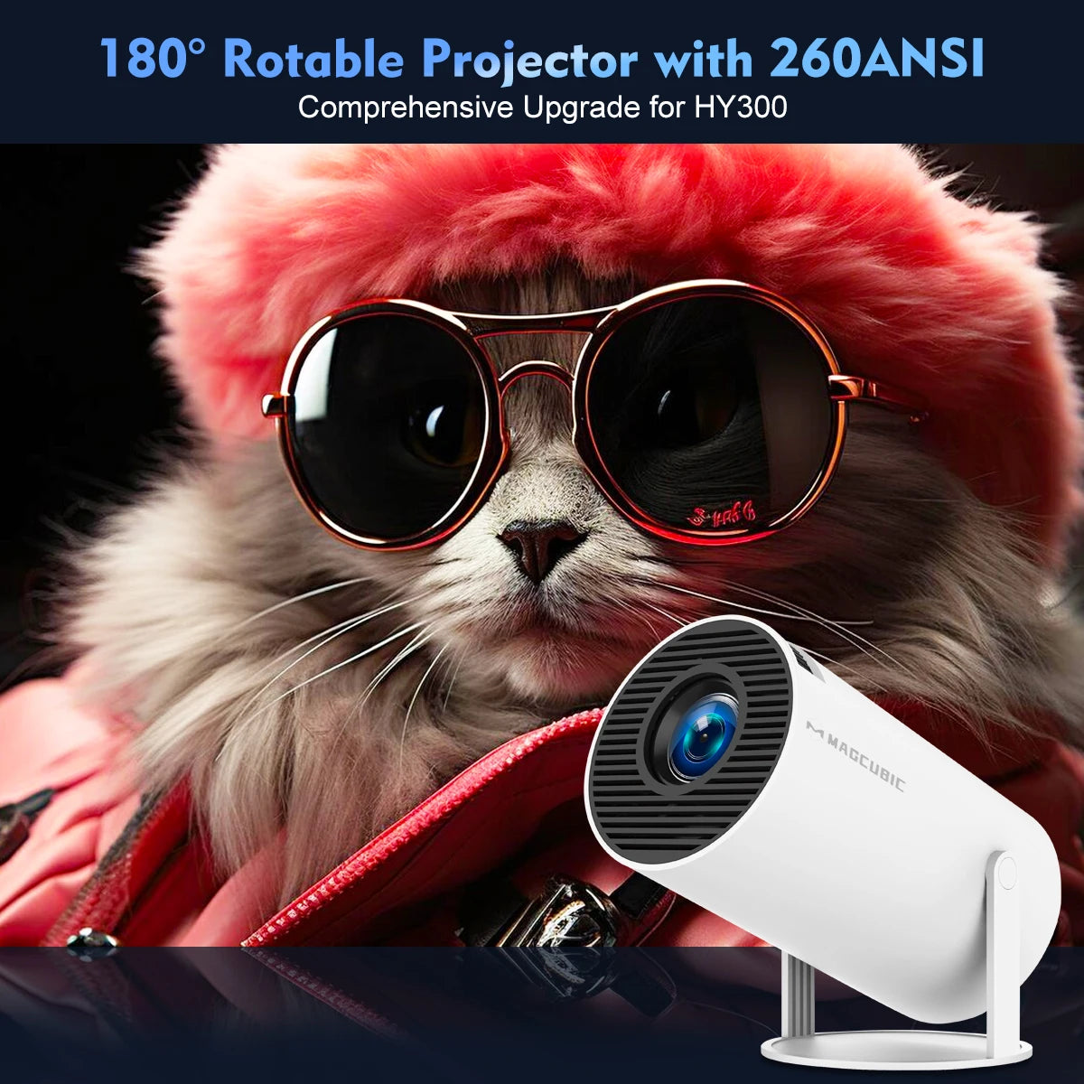 Projector 4k 1280 *720P Portable