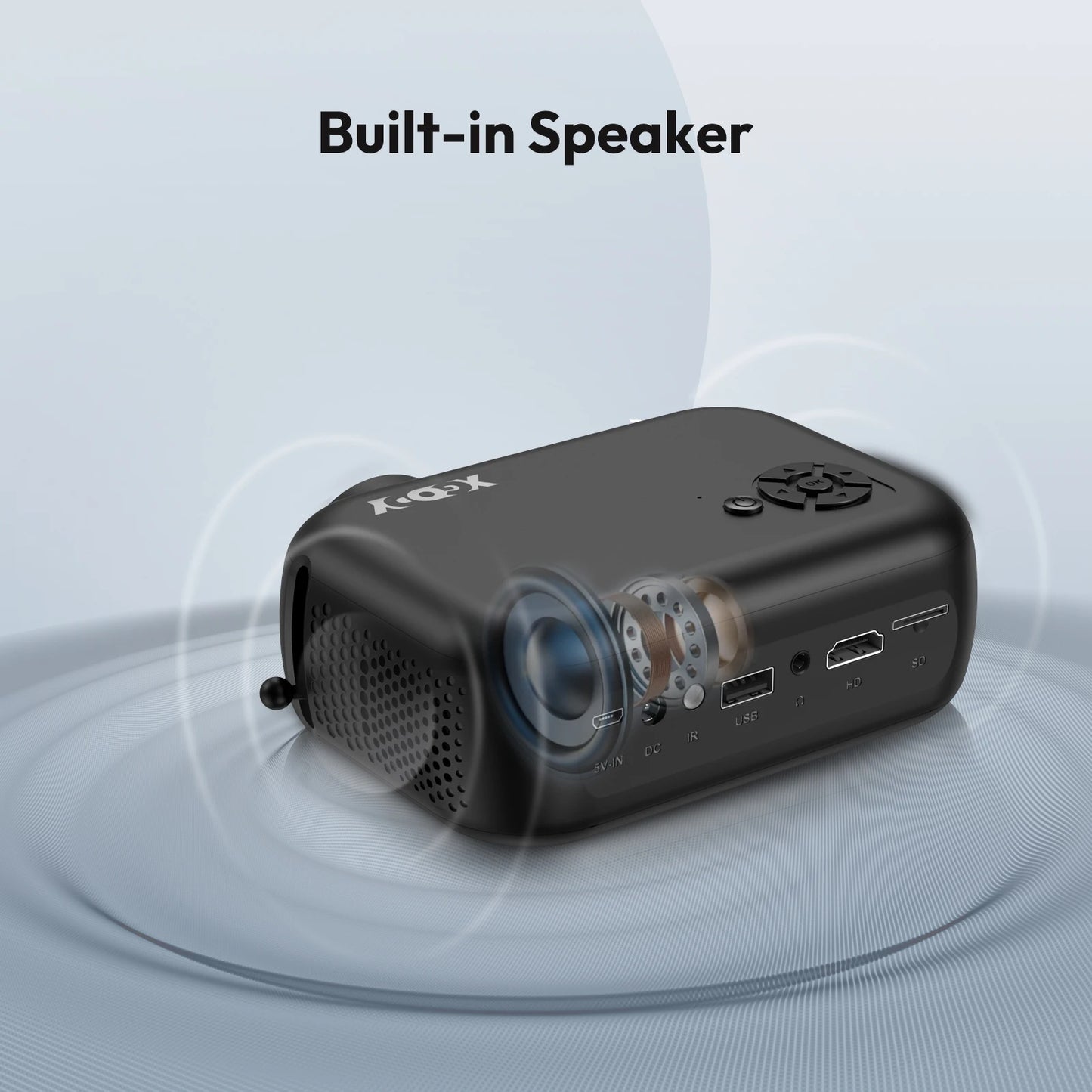 Mini Projector LED Home 1080P HD Movie