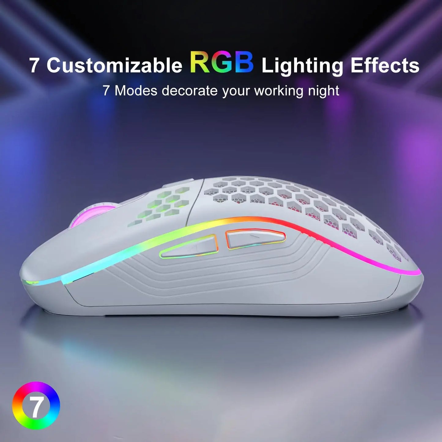 Mouse RGB Lighting Charging 2.4G Wireless Gaming