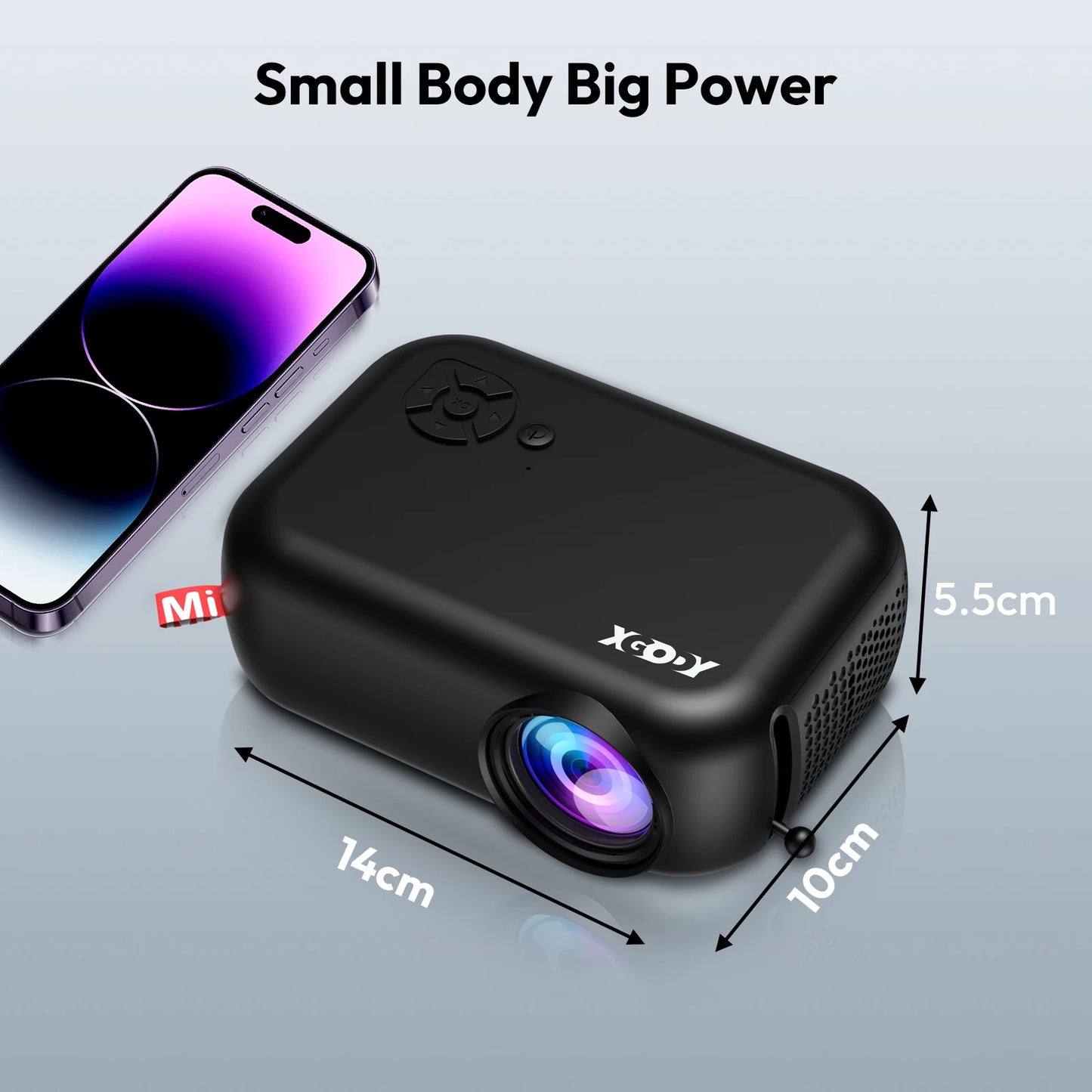 Mini Projector LED Home 1080P HD Movie