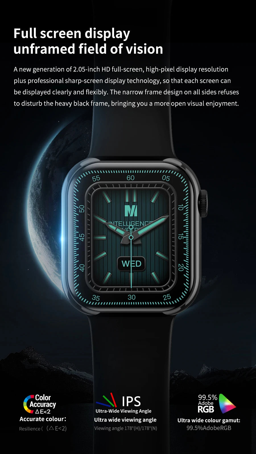 Smart Watch Wireless Charging Smartwatch Bluetooth Calls Men Women Watches Fitness Bracelet Custom Watch Face