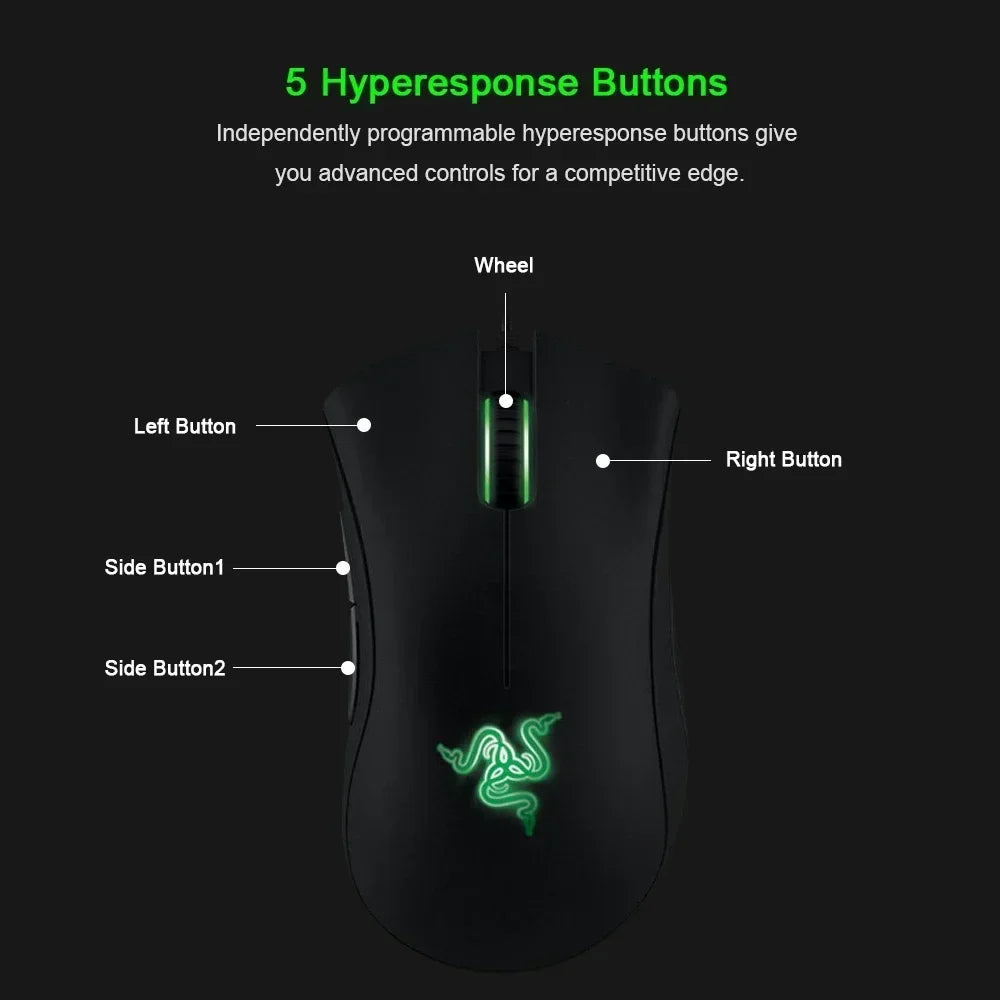 Original Razer DeathAdder Essential Wired Gaming Mouse