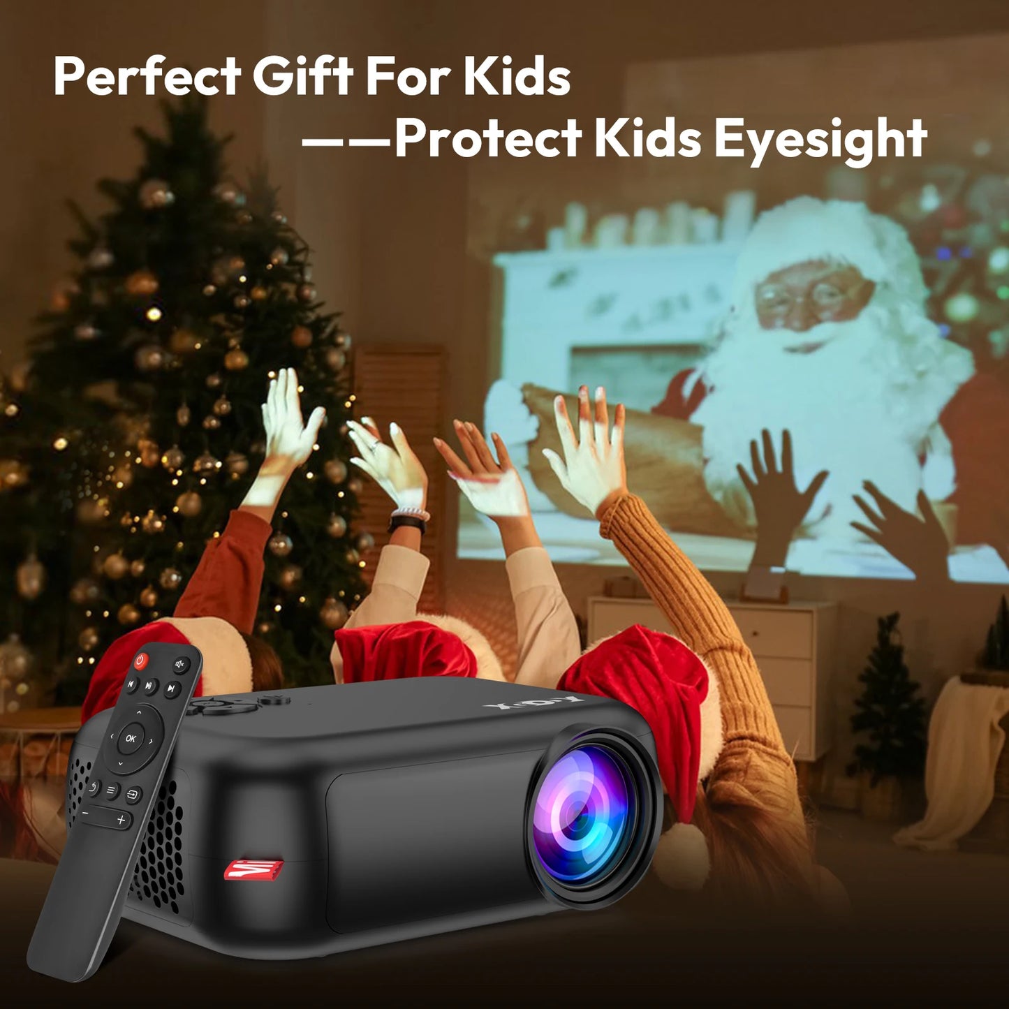 Mini Projector LED Home 1080P HD Movie