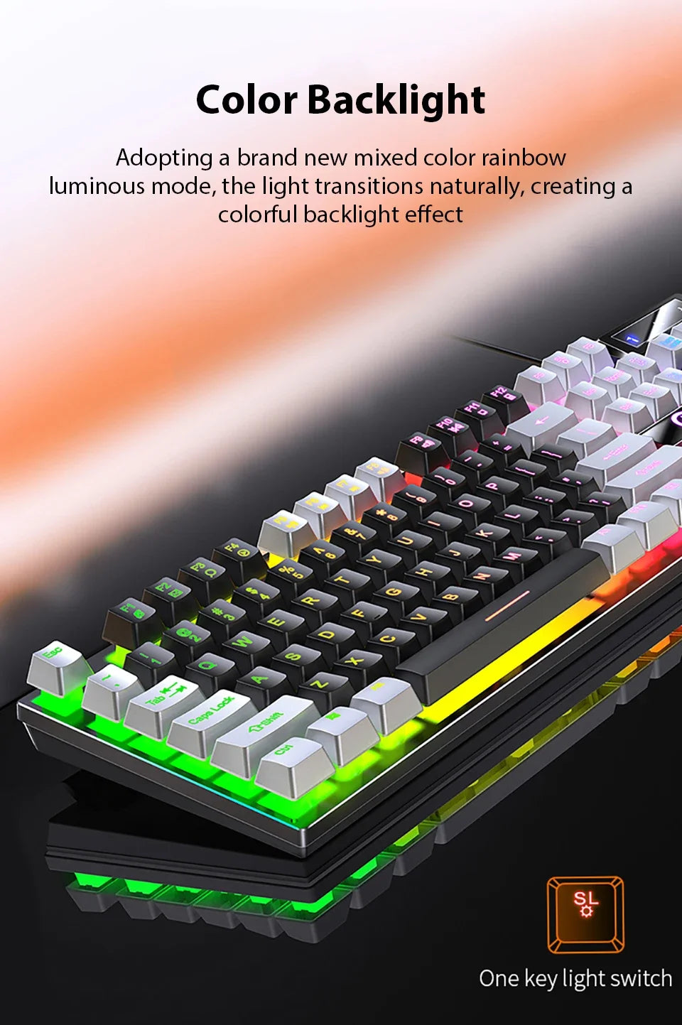 Keyboard Mechanical K500 Wired Gaming