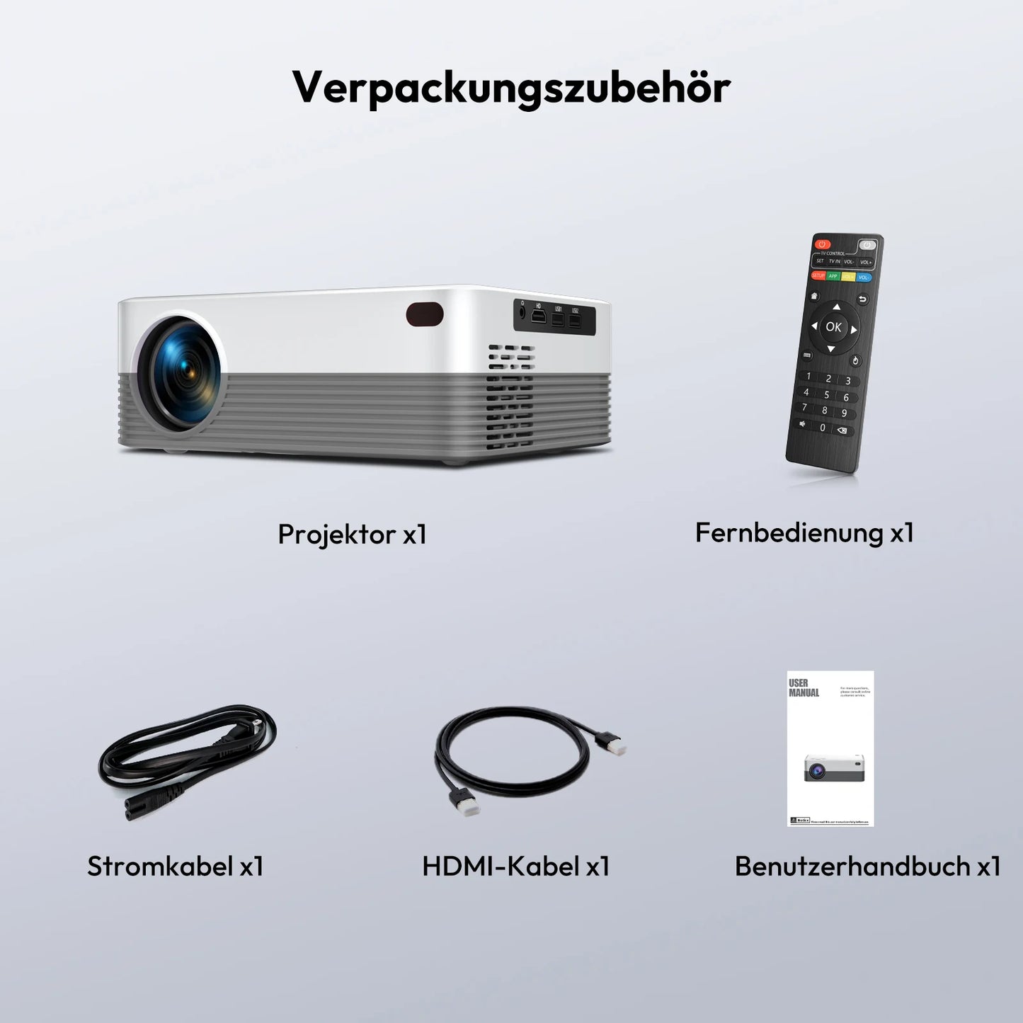 Projector Full HD 2.4G 5G WiFi