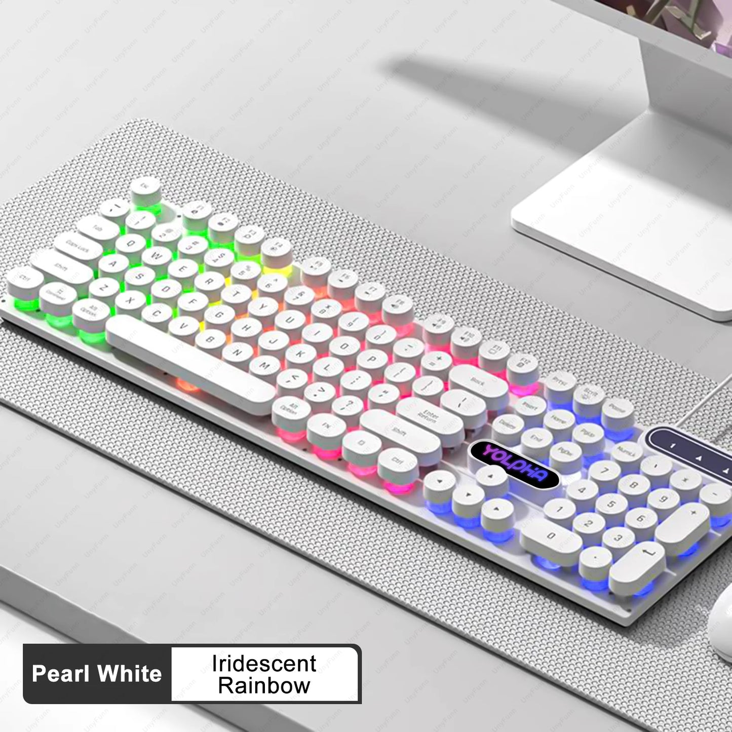 Keyboard with RGB Backlit Breathing