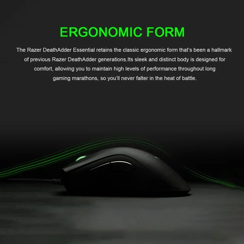 Original Razer DeathAdder Essential Wired Gaming Mouse