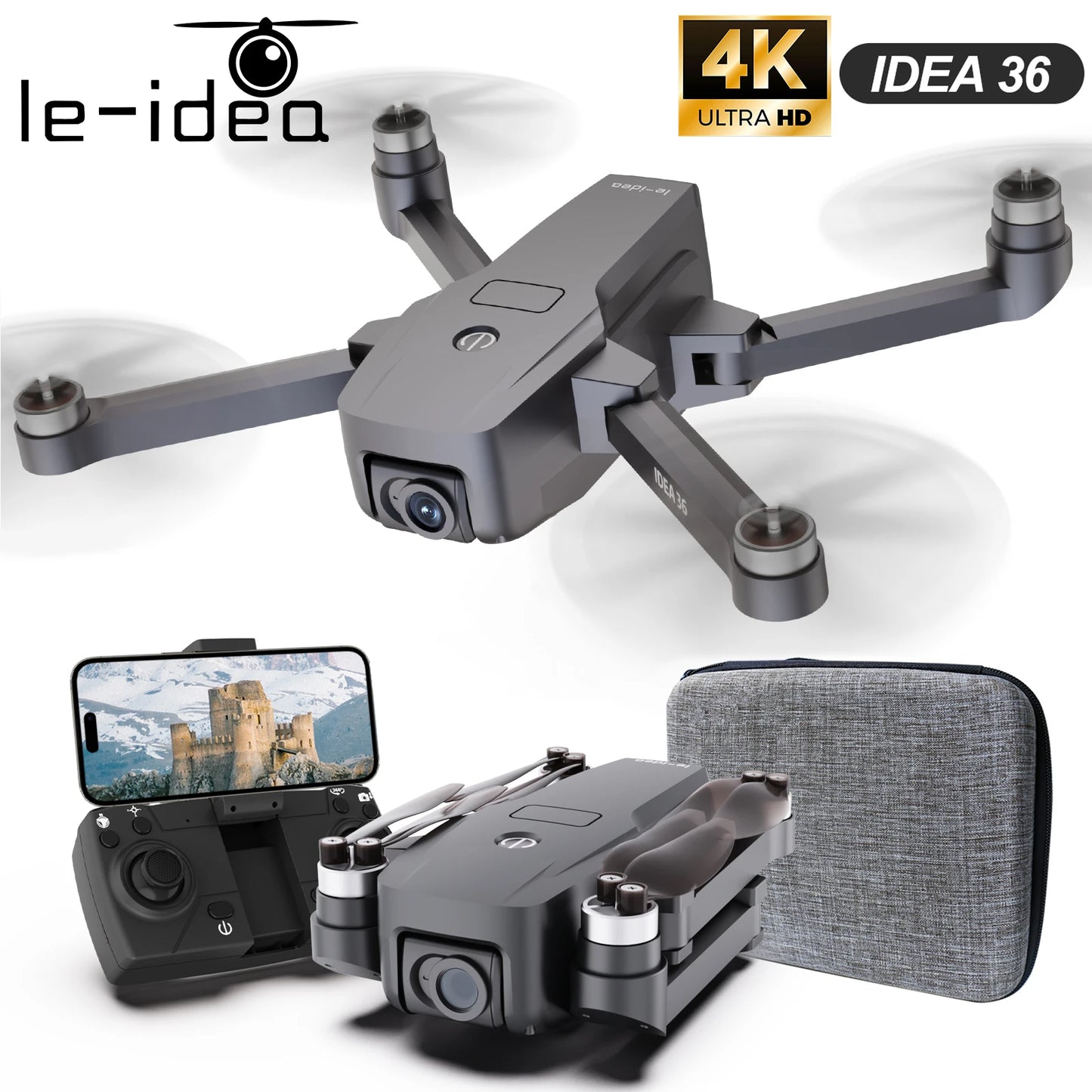 GPS RC Drone With 4K Camera 5GHz WIFI